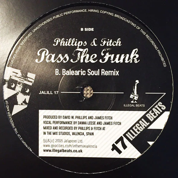 Pass the Funk Balearic Soul remix artwork by Phillips and Fitch
